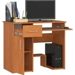 Schreibtisch 90cm mit Tastaturauszug 1 Schublade 1 T&uuml;r Computertisch...