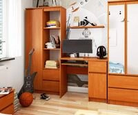 Computertisch 90 cm | Schreibtisch | mit Tastaturauszug mit Stauraum