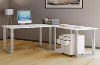 VCM VCM Holz Schreibtisch | Eckschreibtisch schlicht | 220x220 | L Form links oder
