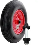 Schubkarrenrad Ersatzrad Vollgummi 4.80/4.00-8 mit Achse Stahlfelge