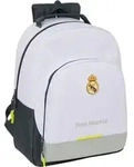Safta 612554305 Real Madrid 25/26 20.10l 32x43x14 Cm Rucksack Wei&szlig; Wei&szlig; One...