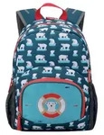 DONAU 7290842-83 DONAU Kindergartenrucksack Eisb&auml;r Kunstfaser blau