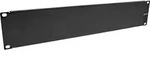 InLine 19" Blindplatte, 2HE, RAL 9005 schwarz, Blindverschlussplatte, SPCC,...