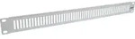 InLine 19" Blindplatte perforiert, 1HE, RAL 7035 grau, Blindverschlussplatte, SPCC,
