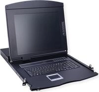 VALUE 19"-KVM-Konsole, 43 cm (17") TFT (16:9), VGA, USB, Tastaturlayout UK