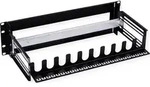VALUE 19-Zoll-Tragrahmen f&uuml;r Hutschienenger&auml;te, 3HE, schwarz