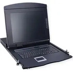 VALUE 19"-KVM-Konsole, 43 cm (17") TFT (16:9), VGA, USB, Tastaturlayout F