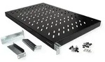ROLINE 19-Zoll Fachboden 1 HE, verstellbar 700 T 50 kg schwarz