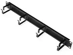 ROLINE 19-Zoll Rangierpanel 1 HE, mit B&uuml;rstenleiste 44x60mm schwarz