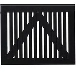 Plus Tor Sendai 100 x 80 cm RAL 9005 Schwarz - Schwarz