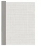 vidaXL Mesh Bildschirm 100 x 200 cm 8 Mesh Edelstahl 201 Silber - Silber