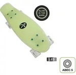 muuwmi Lights Skateboard Fun GLOW, mit Leuchtrollen und Glow-Effekt - Gr&uuml;n