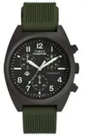 TIMEX Herren-Armbanduhr, Farbe Oliv, Modell ty576680XXA - Schwarz
