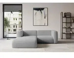 ALTDECOR Ecksofa - MIRA-L1 - 227x179x89 - Hellgrau - Corner Sofa Eckcouch Couch