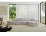 ALTDECOR Ecksofa in L-Form MARI-L2-v1 - 328x171x83 cm Hellbraun - Corner Sofa Bett