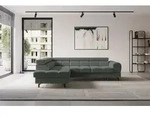 ALTDECOR Ecksofa mit Schlaffunktion und Bettkasten - LUMA-L - 272x203x70 - Gr&uuml;n -