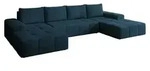 MIRJAN24 Ecksofa Tonseo U, Stilvoll U-Form Sofa mit Schlaffunktion und Bettkasten,