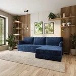 Masseno Ecksofa ANKO mit Metallgestell, Modulares Schlafsofa aus Schaumstoff,