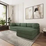 Masseno Ecksofa KELI mit Metallgestell, Modulares Schlafsofa aus Schaumstoff,