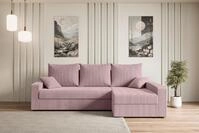 ALTDECOR Ecksofa mit Schlaffunktion und Bettkasten Corner Sofa Bett Eckcouch Couch