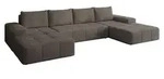 MIRJAN24 Ecksofa Tonseo U, Stilvoll U-Form Sofa mit Schlaffunktion und Bettkasten,