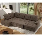MKS MEBLE Ecksofa Wohnlandschaft U-Form, Sofa mit Schlaffunktion, Schlafsofa mit