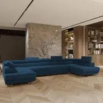 Masseno Ecksofa ISOLANO mit Schlaffunktion U-Form, Sofa mit Bettkasten,