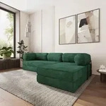 Masseno Ecksofa ETERA mit Metallgestell, Modulares Schlafsofa aus Schaumstoff,