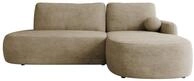 MIRJAN24 Ecksofa Loridu O, mit Schlaffunktion und Bettkasten, L-Form Sofa (Farbe: