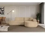 ALTDECOR Ecksofa in L-Form MARI-L1-v3 - 243x171x83 cm Beige - Corner Sofa Bett