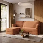 Masseno Ecksofa SABI mit Metallgestell, Modulares Schlafsofa aus Schaumstoff,
