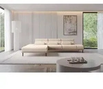 ALTDECOR Ecksofa mit Elektrischer Sitztiefenverstellung MONA - 316x205x85 - Beige -
