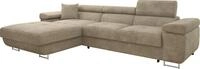 MIRJAN24 Ecksofa Torezio Mini, Stilvoll Eckcouch mit Bettkasten und...