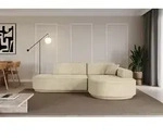 ALTDECOR Ecksofa in L-Form MARI-L1-v1 - 243x171x83 cm Beige - Corner Sofa Bett