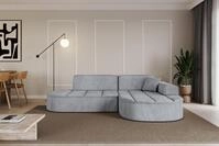ALTDECOR Ecksofa in L- Form TARO-L1 - 243x171x79,5 cm Grau - Corner Sofa Bett