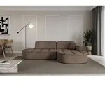 ALTDECOR Ecksofa in L- Form TARO-L1 - 243x171x79,5 cm Braun - Corner Sofa Bett