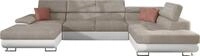 MIRJAN24 Ecksofa Cotere Bis, Bettkasten, U-Form (Soft 017 + Uttario Velvet 2979...