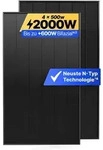 Solakon&reg; Solarpanel 500W Bifazial Glas-Glas N-Type &ndash; Solarmodul Full Black...