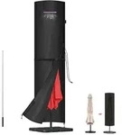 Schutzh&uuml;lle Sonnenschirm Ampelschirm Abdeckung mit Stab 240x58/58cm Wasserdicht