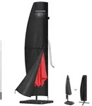 Ampelschirm Schutzh&uuml;lle 240x40/70/50cm 420D Oxford mit Stab & Bel&uuml;ftung