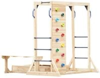 AXI Dex Kletterger&uuml;st aus Holz in Braun | Kletterspielplatz f&uuml;r Kinder mit