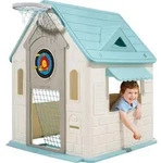 VEVOR Spielhaus f&uuml;r drau&szlig;en, 5-in-1 Cottage Spielhaus mit Rollenspiel,...