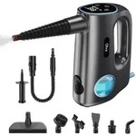 Olvy 12-in-1 Hand-Dampfreiniger mit Touchscreen &ndash; Handdampfreiniger F&uuml;r Bad,