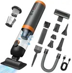 Autostaubsauger Akku, 4-in-1 Handstaubsauger Kabellos 20000Pa Mini Staubsauger, -