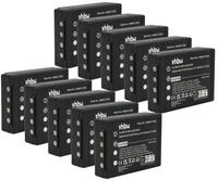 vhbw 10x Akku Ersatz f&uuml;r HBC 005-01-00615, BA205000, BA206000, BA205030 f&uuml;r