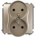 Kontakt-Simon BMGZ2M.01/29, Satinierter Stahl, Kunststoff, IP20, 250 V, 75 mm,...