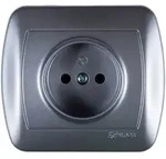 Kontakt-Simon AG1E/26, Kunststoff, IP20, 250 V, 90 mm, 37,5 mm, 80,5 mm - Silber