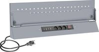VIGOR Lochwandplatte mit Netzversorgung 861 mm, (LxB) 861 x 301 mm