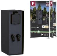 Paulmann Plug & Shine Steckdosens&auml;ule Rio - Grau/Schwarz