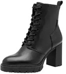Tamaris Damen Elegante Stiefelette 1-25101-47 Schwarz - Schwarz - 36
